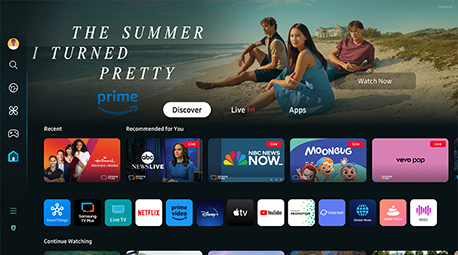 Samsung Tizen OS 主螢幕。