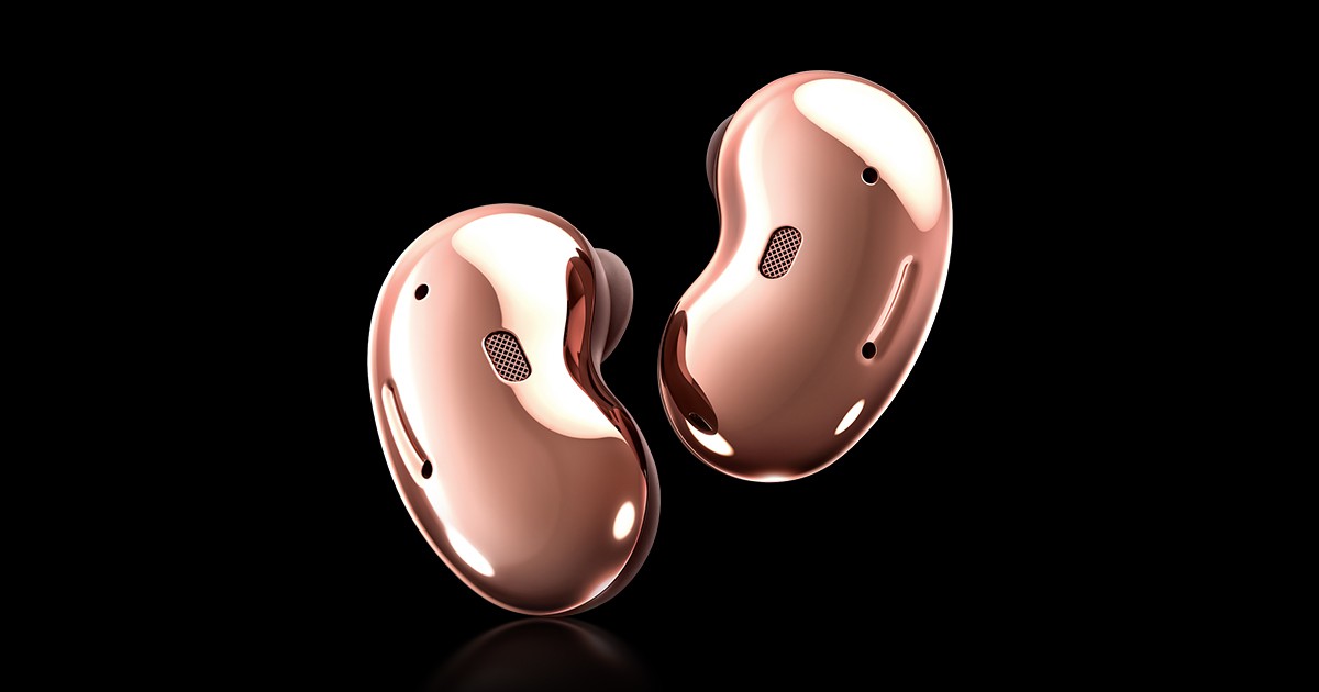 SAMSUNG Galaxy Buds Live True Wireless Earbuds US Version Active Noise  Cancelling Wireless Charging Case Included, Mystic Bronze