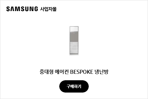 중대형 에어컨 BESPOKE 냉난방