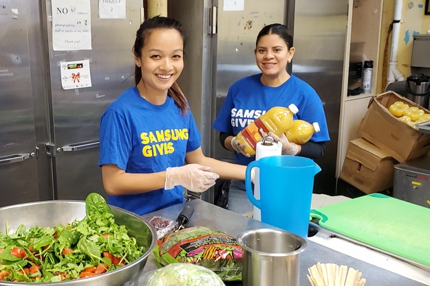 Samsung Gives Day of Service